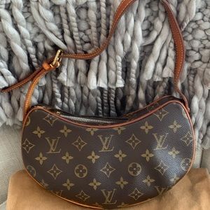 Authentic Louis Vuitton Monogram Croissant PM